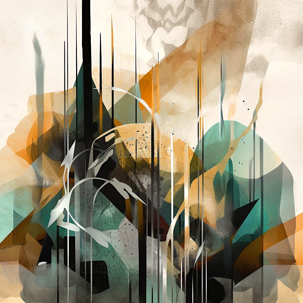 Abstract digitaal kunstwerk van Christian Ovís
