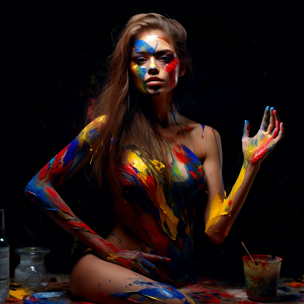 Expressive Body Art — kunstwerk van Christian Ovís