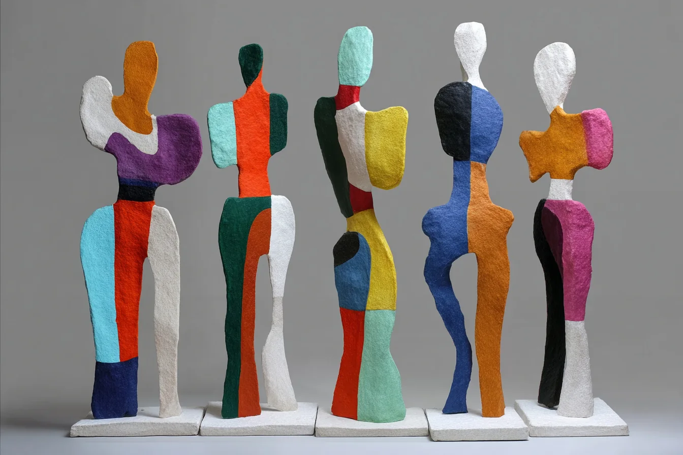 Minimalist Figures — kunstwerk van Christian Ovís