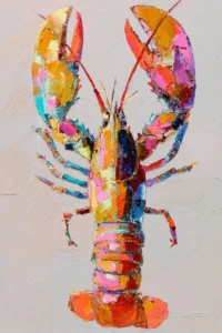 Rainbow Lobster by Christian Ovís