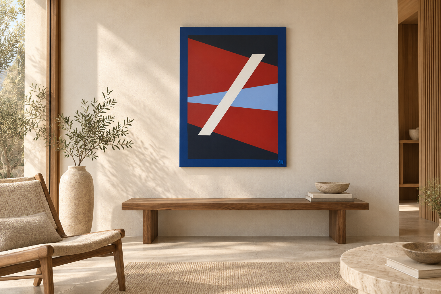 Designated Survivor in a digitally styled interior