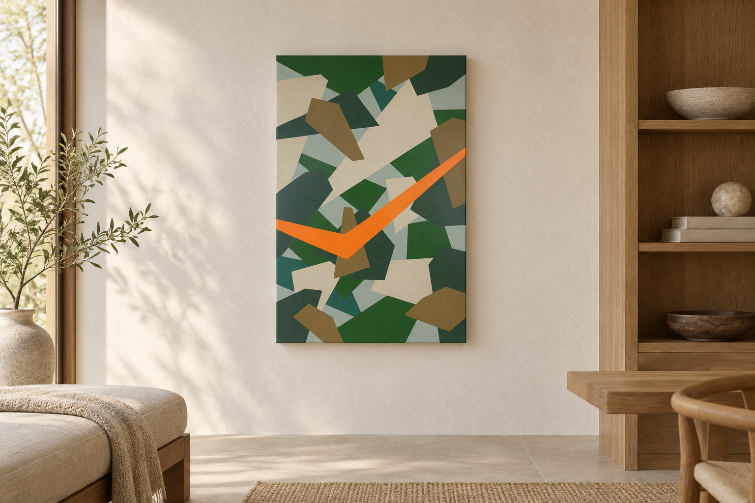 Distrust in a digitally styled interior