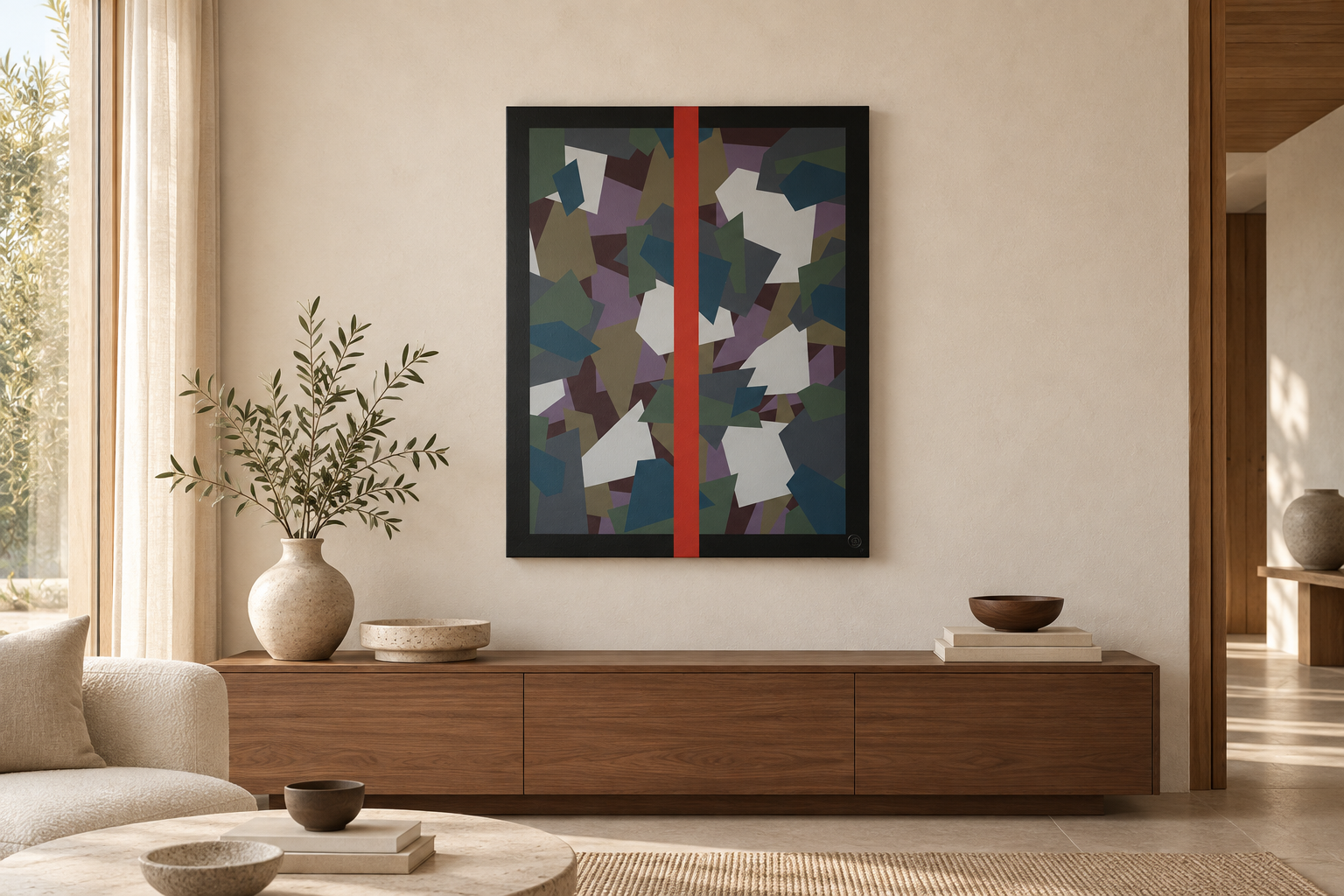Diversity in a digitally styled interior