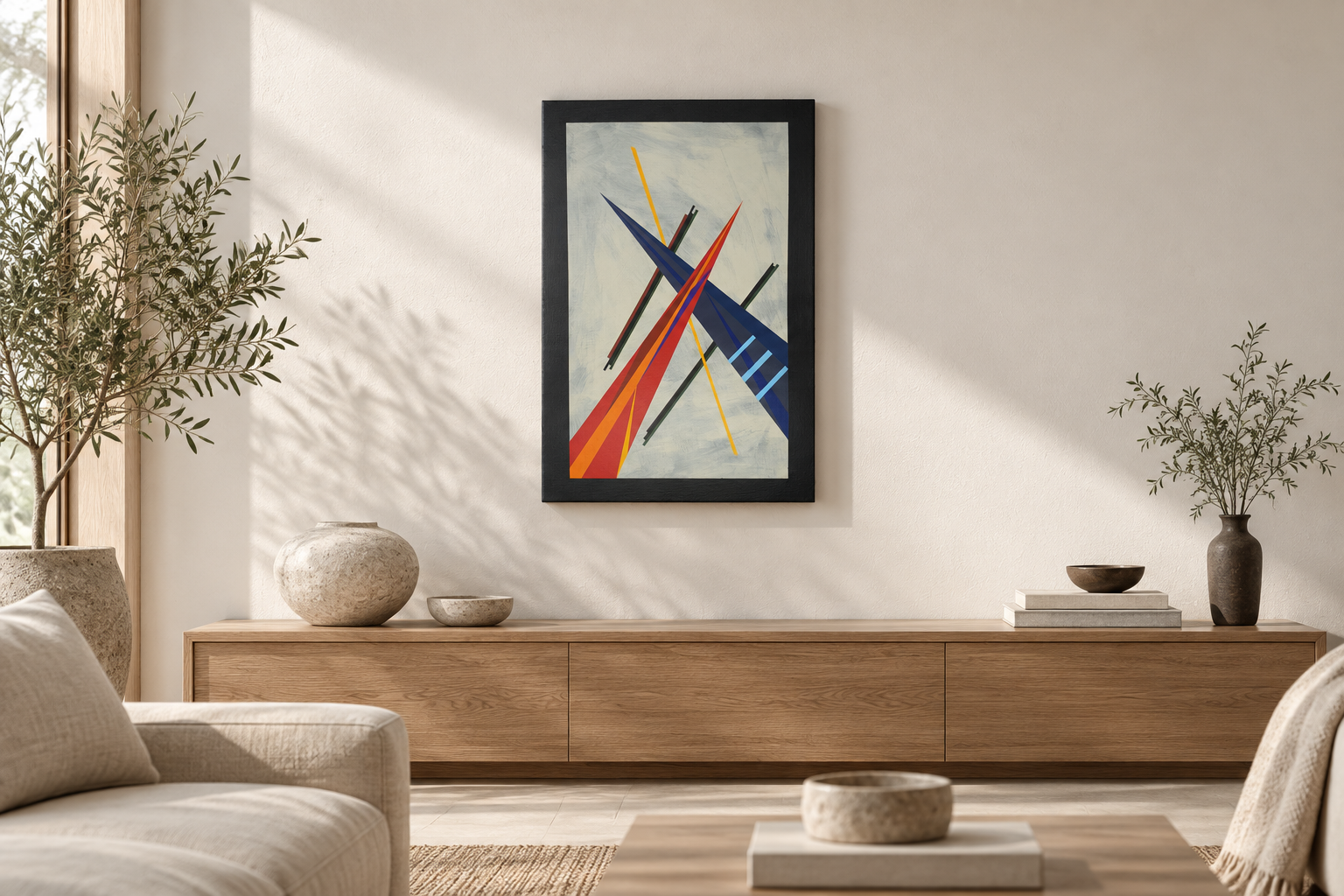 Duplicated Conflict in a digitally styled interior