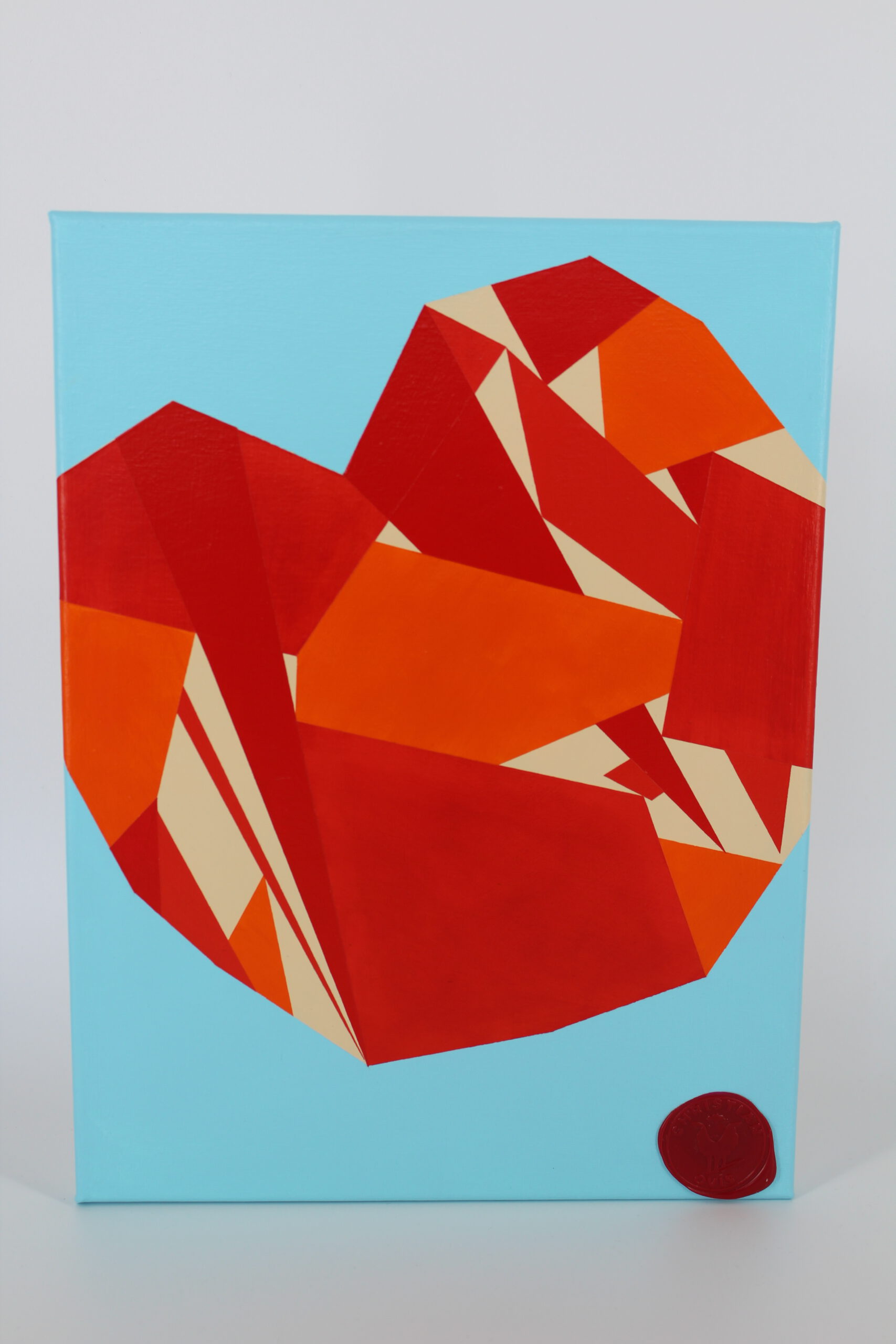 Original painting Heart of Glass