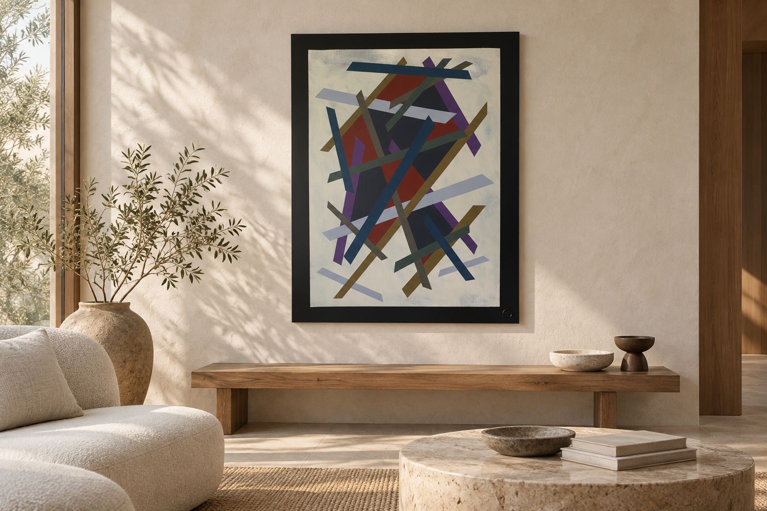 Ikigai in a digitally styled interior