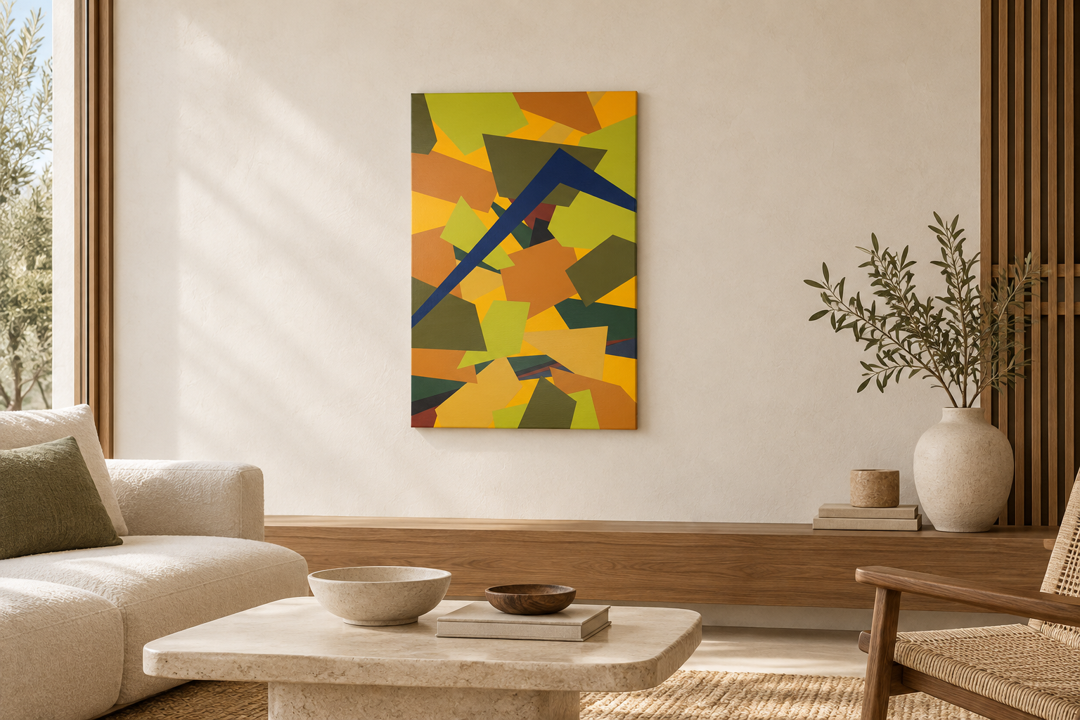 Instability in a digitally styled interior