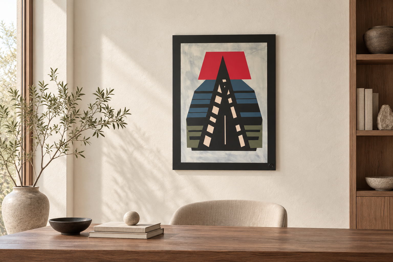 Karoshi in a digitally styled interior