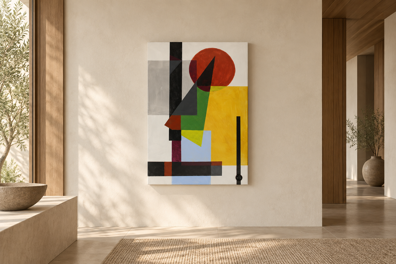 Templates 1 in a digitally styled interior