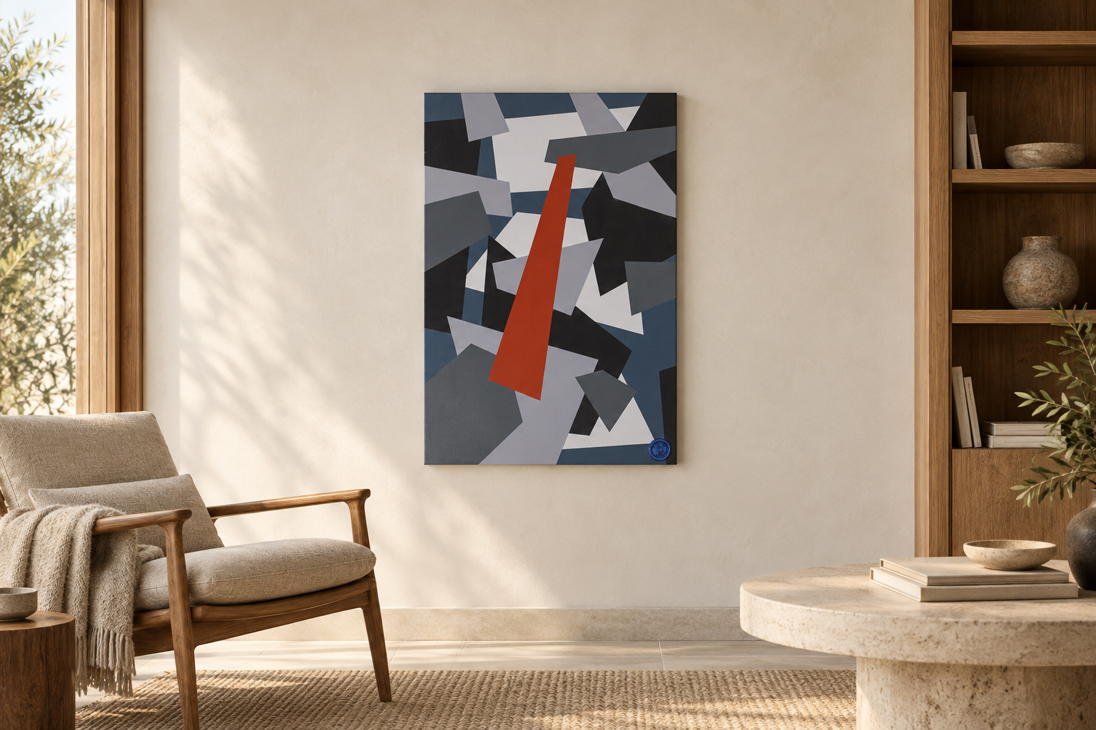 Templates 2 in a digitally styled interior
