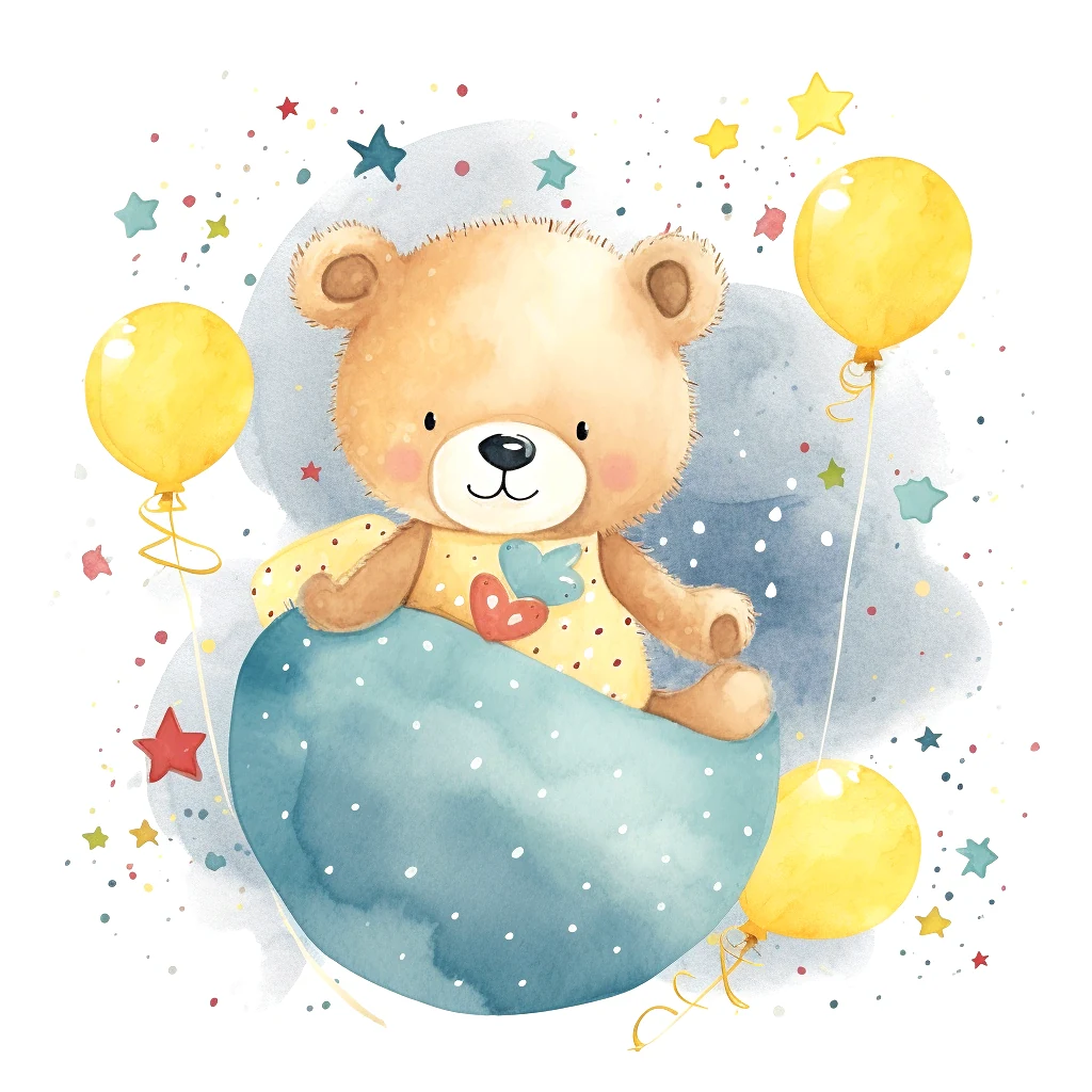 Welcome to the World represented by Bear and Balloons Adventure